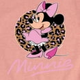 thumbnail image 3 of Mickey & Friends - Minnie Leopard Print - Toddler And Youth Girls Short Sleeve Graphic T-Shirt, 3 of 5