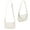 Cream, variant on Retro Small Croc Embossed PU Leather Multi-Use Handbag Shoulder Bag Crossbody