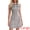 Gray, variant on DARING DIVA Women's Sleeveless Collared Button Down Short Jean Dress S Light Blue