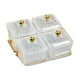 thumbnail image 4 of Plato de Frutas Perfecl Caja Organizadora Dividida Contenedor de Almacenamiento Multifuncional 4 Tazones Transparentes, 4 of 8