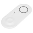 thumbnail image 2 of Cargador inalámbrico para teléfono móvil, cargador inalámbrico 2 en 1, cargador inalámbrico para reloj móvil, cargador inalámbrico, los mejores materiales, 2 of 12