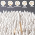 thumbnail image 2 of 900 Count Cotton Swabs For Makeup, Double Precision Tips, 2 of 6