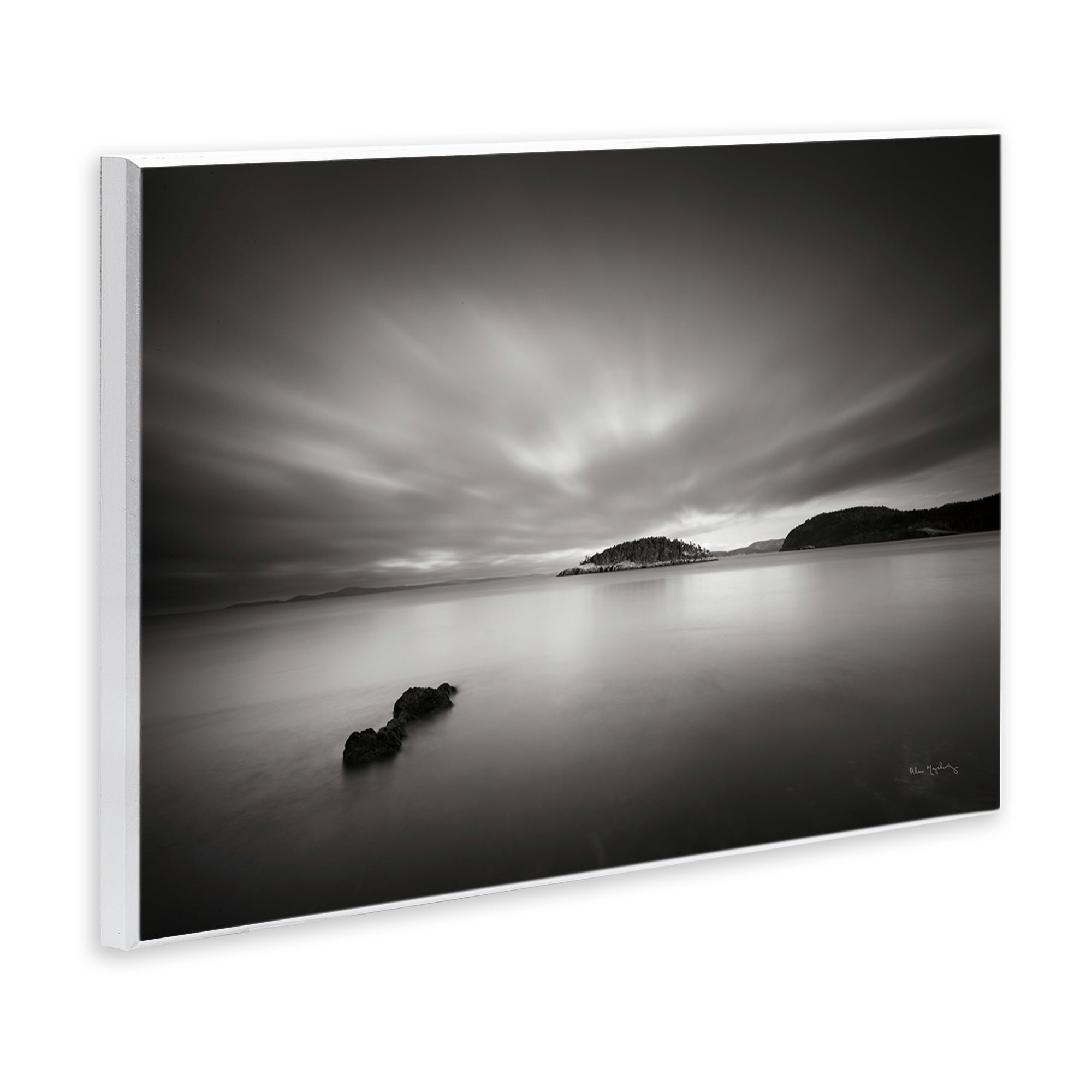 Stupell Industries Deception Pass Scene Landscape & Nature Photography Unframed Art Print Wall Art, 15 x 10