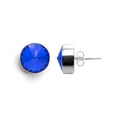thumbnail image 4 of Aretes Zvezda Rivoli color Majestic Blue plata .925, P Zvezda ZAR-RIV14-MB-P, 4 of 4
