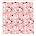thumbnail image 3 of Ambesonne Watercolor Shower Curtain, Vintage Flower Bloom, 69"Wx75"L, Pale Pink, 3 of 3