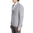 thumbnail image 3 of Nordstrom Signature Mens Trim Fit Jasper Plaid Sport Coat 42 Regular Grey/Blue, 3 of 5