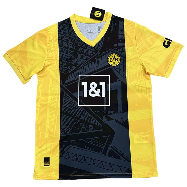 2024-2025 Borussia Dortmund camiseta camiseta de fútbol con cuello en V traje diario fresco