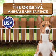 Dig Defence Dog Fence No Dig Barrier Fence Panels for Large Pets 10 Pack up to 30 ft