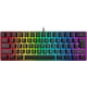thumbnail image 1 of Teclado para juegos con cable 60%, mini teclado ultracompacto retroiluminado RGB, mini teclado compacto impermeable de 61 teclas para jugadores de PC/Mac, mecanógrafo, viajes, fácil de llevar en, 1 of 7
