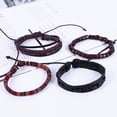 thumbnail image 4 of Pulseras para mujer, regalos para mujer, pulsera vintage de cuero multicapa tejida a mano, joyería, pulsera, joyería, 4 of 4