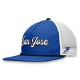 thumbnail image 3 of Men's Fanatics Royal/White San Jose Earthquakes True Classic Golf Snapback Hat, 3 of 4