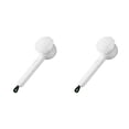 thumbnail image 4 of Billuyoard Cepillo de limpieza de vegetales 2 en 1 Reutilizable Lavable Mango Colgando Restaurante Patata Fruta Fregadora Accesorios Blanco Blanco 2piezas Billuyoard CBP316778, 4 of 6
