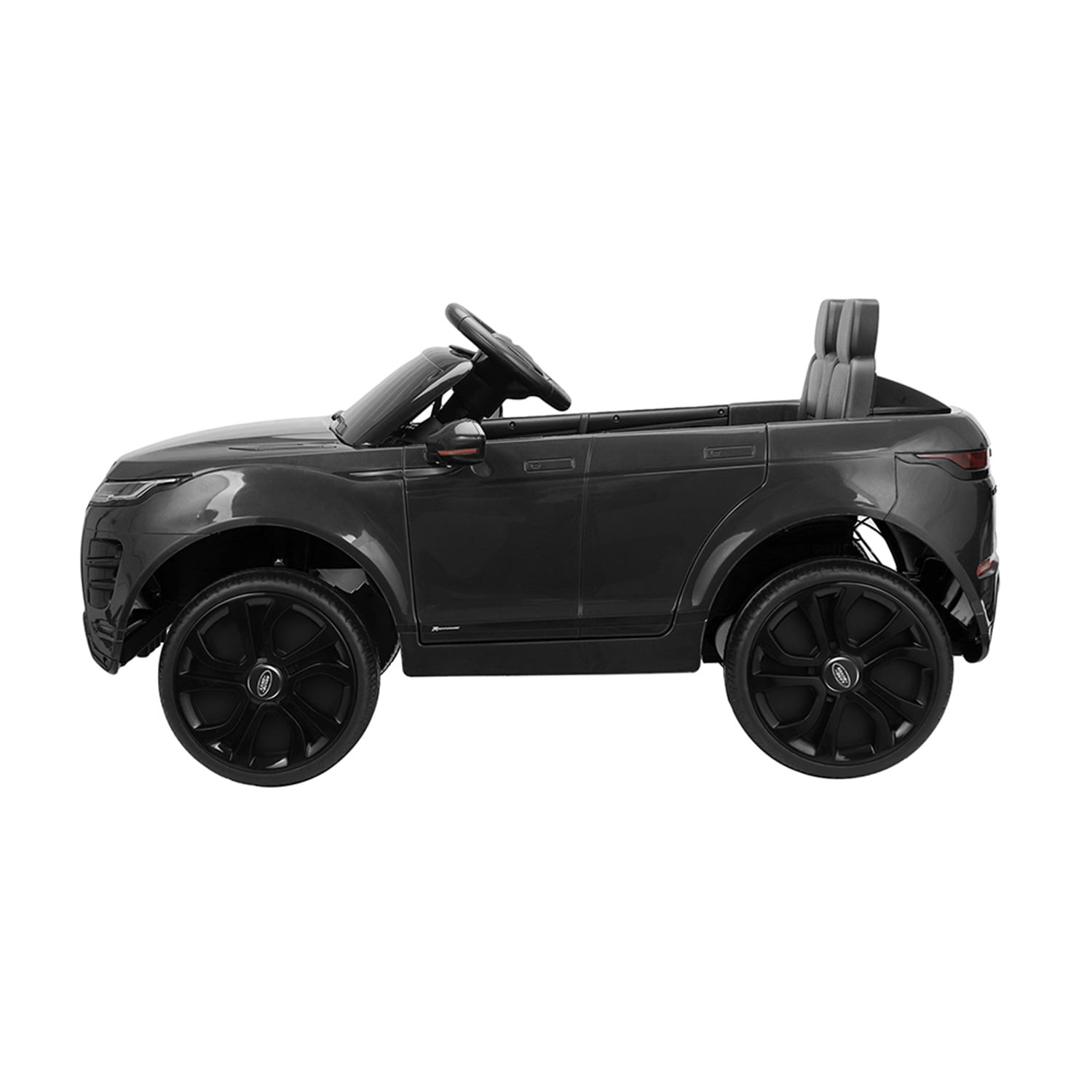 CIPACHO Licensed Land Rover 12 V Car for Kids, Ride on Cars with 2.4G Remote Control, Double Doors, LED Lights, Black