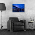 thumbnail image 4 of Epic Art 'Past the Brooklyn Bridge' by Edin Chavez, Acrylic Glass Wall Art, 24"x16", 4 of 8