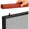 thumbnail image 3 of 24-1/4"W x 100-1/2"H Deluxe Mobile Office Partition Panel, Gray, 3 of 3