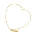 thumbnail image 4 of Arco de globos sobre la mesa, soporte de varilla, decoración del hogar, corona de alambre en forma de corazón DIY dorado, 4 of 9