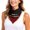 Brick Red, variant on Neck Scarf for Women and Men Custom Text Printed Scarf Elegant Soft Material Fashion Accessory for Women and Men Shawl for Dress Purple1,One Size