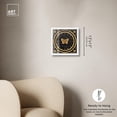 thumbnail image 4 of Butterfly Mosaic Shadowbox Print Gold Wall Art by Art Remedy, White Frame, 12 x 12, 4 of 5