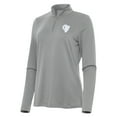 thumbnail image 2 of Women's Antigua  Gray Los Angeles Rams Reprocess Quarter-Zip Top, 2 of 4