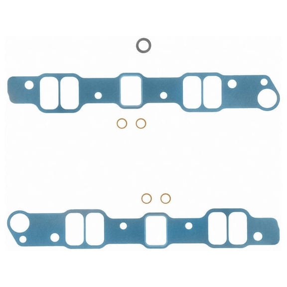 Lower Intake Manifold Gasket Set - Compatible with 1965 - 1971 Pontiac LeMans 1966 1967 1968 1969 1970
