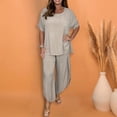 thumbnail image 2 of 2024 Women's Two Piece Knit Matching Outfits High Neck Slim Fit Tops And Flared Trousers Tracksuit Sets, 2 of 6