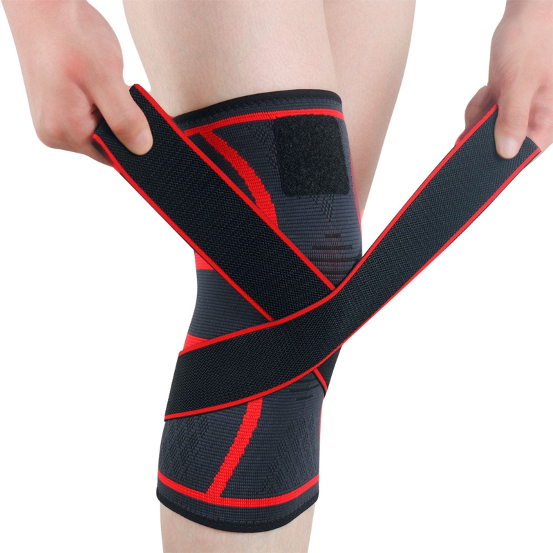 YESTUNE Elastic Knee Pad Nylon Latex Filament Outdoor Cycling Kneecap