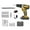 Yellow2, variant on Leojiow Cordless Drill Driver 21+1 Torque Brushless Motor 1500 Power Drill Led Light Complete Drill & 25Cm Utility