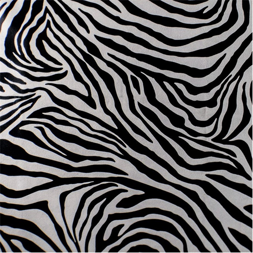 Black/White Faux Suede Zebra Print Home Decorating Fabric, Fabric By
