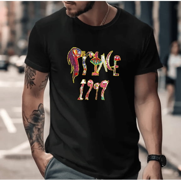 Prince and The Revolution 1999 Funk Pop Icon Fan Unisex Tee, for men & women, up to size 5XL