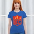 thumbnail image 4 of Kansas Shield T-Shirt Champions Game Day Fantasy Football K.C. Fan Women's Tee, 4 of 7