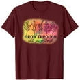 thumbnail image 4 of PEZHADA T-Shirts pour Femmes Mode Décontractée Imprimée Manches Courtes Col Rond T-Shirt Haut, 4 of 9