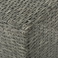 thumbnail image 2 of GDF Studio Venice Outdoor Wicker Side Table, Mixed Black, 2 of 6