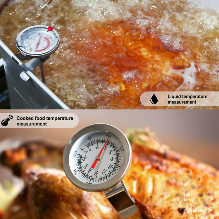4 Pcs Meat Thermometer Clip Holder, Stainless Steel Thermometer