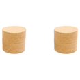 thumbnail image 4 of Inteprter Paquete de 10 posavasos de corcho autoadhesivos redondos de madera para dormitorio, taza de agua, puerta, armario, alfombrillas para 90x1mm 2Conjunto, 4 of 6