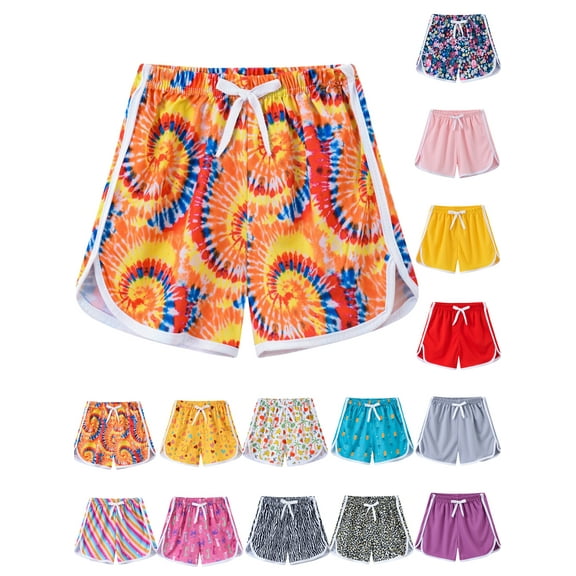 BULLPIANO Toddler Boys Girls Shorts Kids Printing Beach Sport Running Casual Quick Dry Swim Trunk 2-7Y