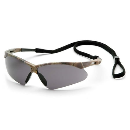 Camo Frame/Gray Anti-Fog Lens with Black Cord