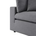 thumbnail image 2 of Modway Commix Sectionnel de Mobilier de Patio Extérieur Sunbrella 7 Pcs, Gris, 2 of 10