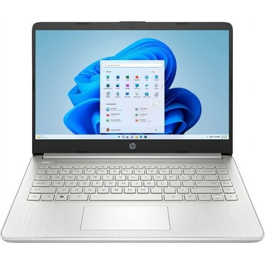 HP 14" HD (1366 x 768) Display Laptop, Intel Celeron N4120, 1.1GHz, 4GB Memory, 128GB eMMC, Windows 11 Home in S Mode, One Year Office 365 Included, Natural Silver, 14-dq0760dx