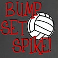 thumbnail image 2 of CafePress - Bump, Set, Spike Maternity Dark T Shirt - Maternity Dark T-Shirt, 2 of 3