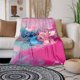 thumbnail image 1 of Disney Cute Kawaii Stitch Throw Blanket Warm Lightweight Soft Cozy Warm Home Decoration Suitable for Living Room Bedroom180x230cm(70x90 in) Gao Jinjia LED, 1 of 2