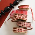 thumbnail image 4 of SPRING Cotton Ribbon Gift Wrapping Ribbon Decoration Handmade Yarndyed Jacquard A, 4 of 9