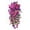 Q-Purple, variant on 30IN Artificial Hanging Flowers Plants for Outdoor Decor,1PCS Fake Plastic Flowers Faux Silk Floral Trailing Vines UV Resistant Look Real for Indoor Outside Garden Porch Patio(Pink)