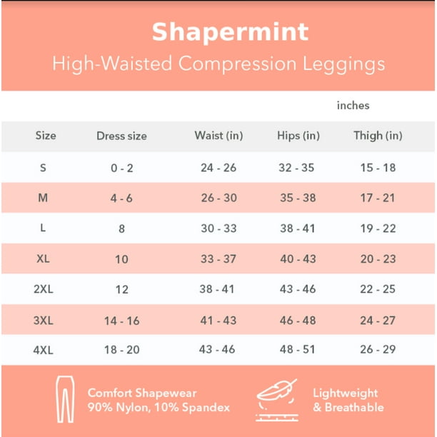 Shapermint Essentials High Waisted Shaper Panty Size XL/2XL Beige