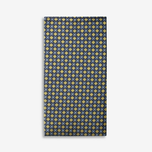 Grey Poupon Geometric Pocket Square