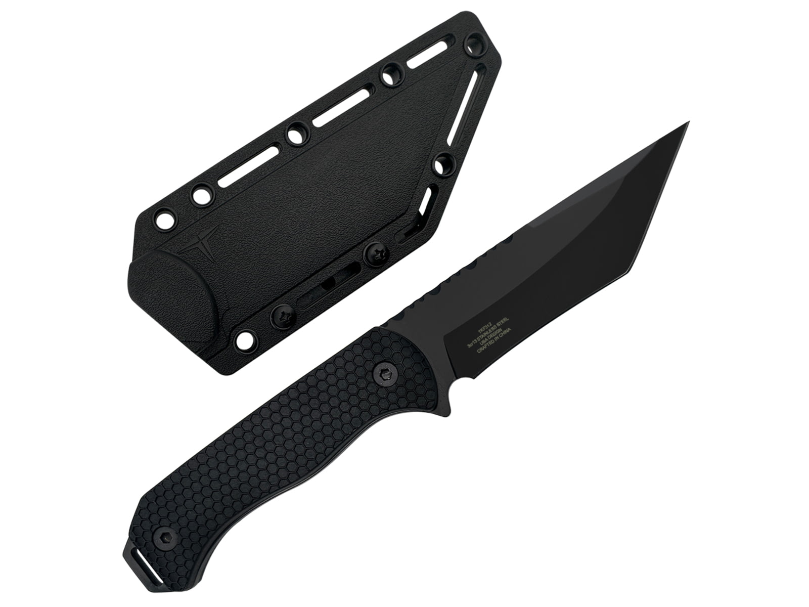 Takumitak Scalpel Fixed Blade Knife, 4.5 in Blade , 3cr13, Black