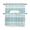 Blue, variant on Farmhouse Beige Striped Swag Curtains for Kitchen Modern Minimalist Stripes Valances for Windows Rod Pocket Small Window Treatment Short Topper for Cafe Bedroom Bathroom Living Room Decor 56x36 Inch
