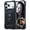 Black, variant on Kryonix for iPhone 18 Pro Max 6.9'' Case with Ring Holder,Durable Military-Grade Rugged Shock-Absorbing Silicone Rubber Protective Case with 360° Magnetic Rotating Kickstand,Army Green