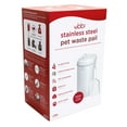 thumbnail image 4 of Ubbi Pet Odor-Locking Steel Waste Pail Cat Litter Disposal System, White, 4 of 7