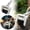 white, variant on 2026 New Giddy_Up Bristle-Free BBQ Grill Brush, Cordless and Rechargeable, 350 RPM Power Spinner with LED Light, 304 Stainless Steel Roller, Electric Grill Cleaner Tool, AS-SEEN-ON-TV, No Bristles