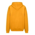 thumbnail image 5 of NMMUED Womens Glitter Rhinestone Hoodies Sparkle Long Sleeve Hooded Sweatshirt Baggy Hoodie Oversized Y2k Streetwear Hoodie with Pockets Orange XXL, 5 of 9